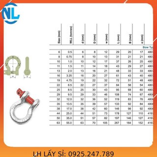 Ma ní omega 2 tấn chốt ren vặn