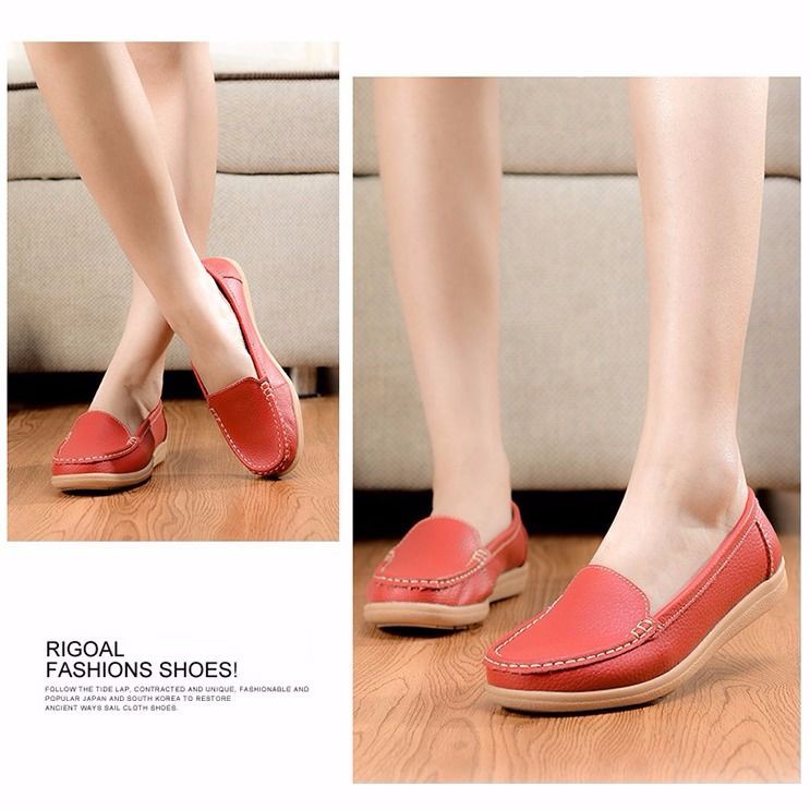 Giày Lười Chất Liệu Da Thật Thời Trang Cho Nữ | BigBuy360 - bigbuy360.vn