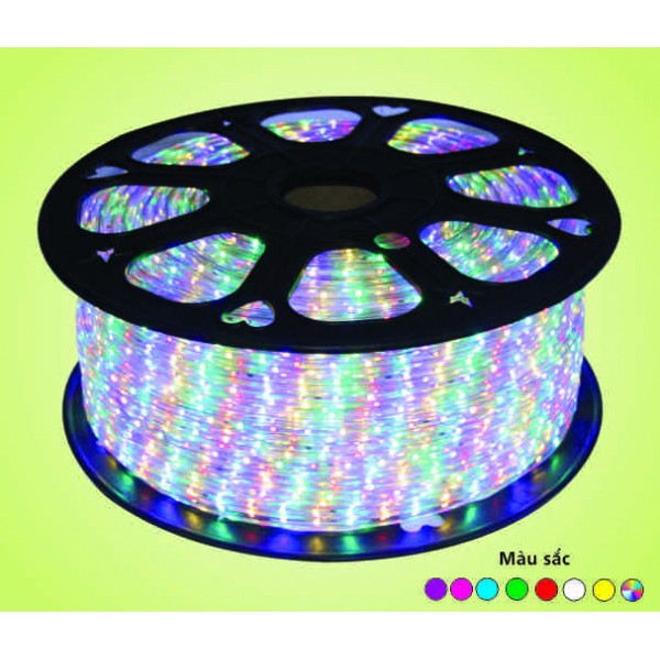 Ống LED Vuông 5050 - 220 v cuộn 100 m đủ màu và 7 màu