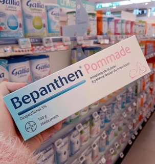 (HÀNG PHÁP NỘI ĐỊA) Kem trị hăm Bepanthen Pommade 100g