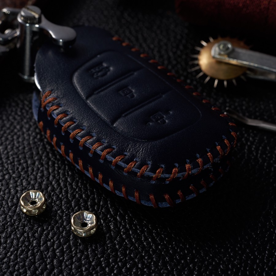 Bao Da Chìa Khóa Ô Tô Hyundai Elantra 2019 / Grand i10 Da Bò Dạng Hộp