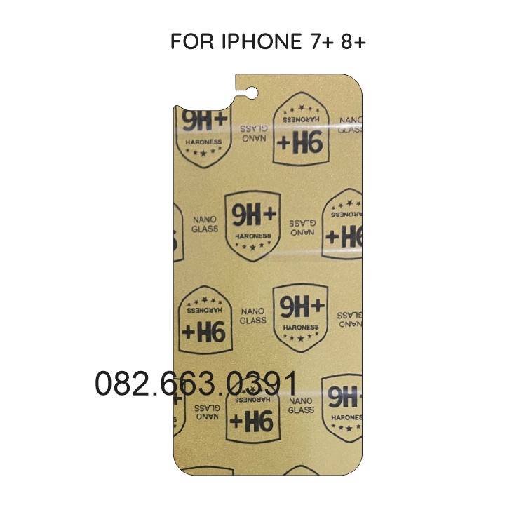 Cường lực dẻo nano mặt sau IPhone 4 4s 5 5s 6 6s 6 plus 7 plus 8 8+ x xs xsmax xr 11 nano chống bể kính