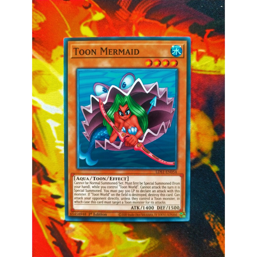 Thẻ Bài Mint90 Yugioh Monster Toon Mermaid - Common