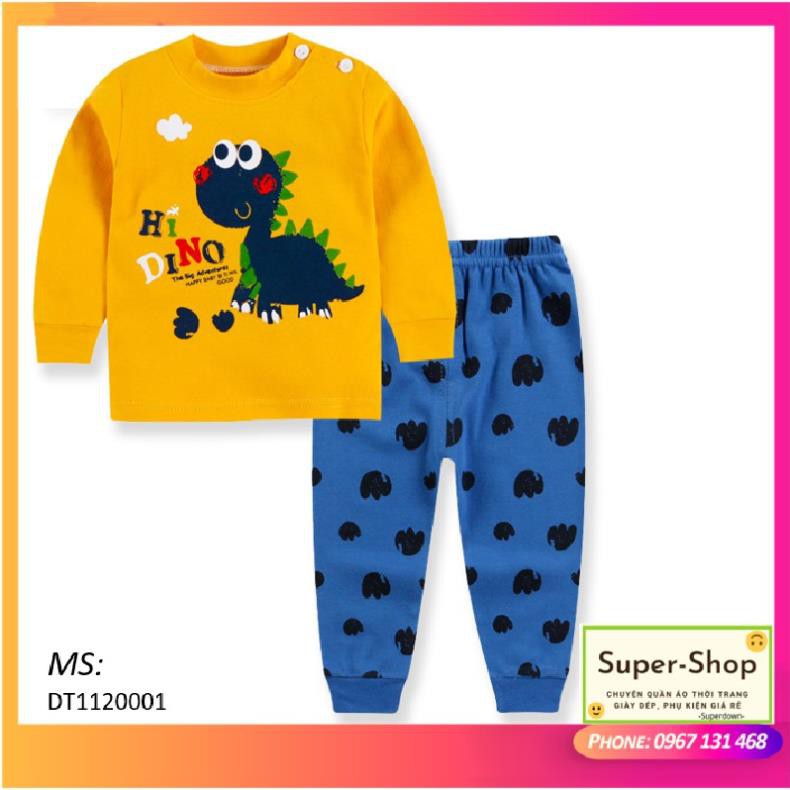 [XẢ HÀNG] Bộ quần áo trẻ em Super-Shop - Hàn Quốc version. Chất cotton siêu đẹp, siêu cute giá rẻ