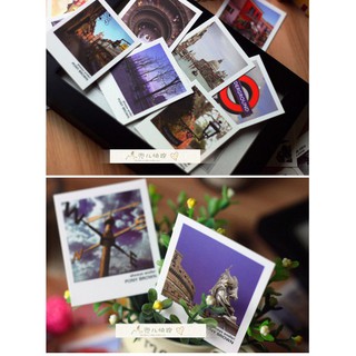 Hôp 40 mini postcard phong cảnh dễ thương