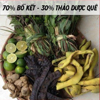 Cặp Dầu Gội Bồ Kết Mọc Tóc- MỘC NHIÊN (HANDMADE)