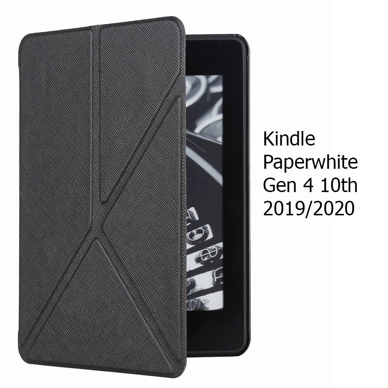 Bao Da Kindle Paperwhite Gen 4 10th 2019 Gấp Chéo Cover Cho Máy Đọc Sách