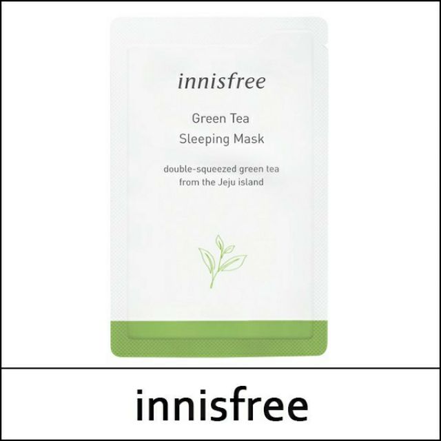 Sample Mặt nạ ngủ trà xanh Green Tea Sleeping Mask 3ml