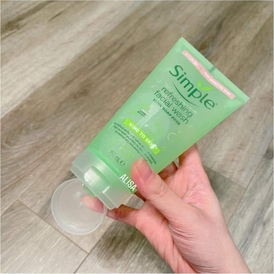 Sữa Rửa Mặt Simple Kind To Skin Refreshing Facial Wask Gel-150ml | BigBuy360 - bigbuy360.vn