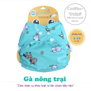 Combo 2 bỉm vải dorabe size M từ 3-16 kg