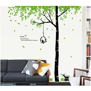 [Size Lớn] Decal dán tường CÂY XANH - HPM719A