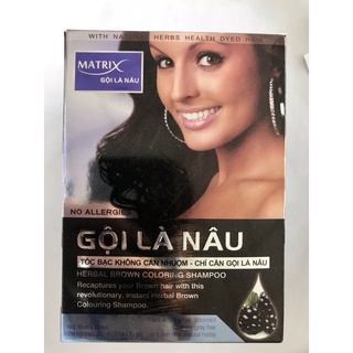 Dầu gội matrix gội là nâu - gói 30ml
