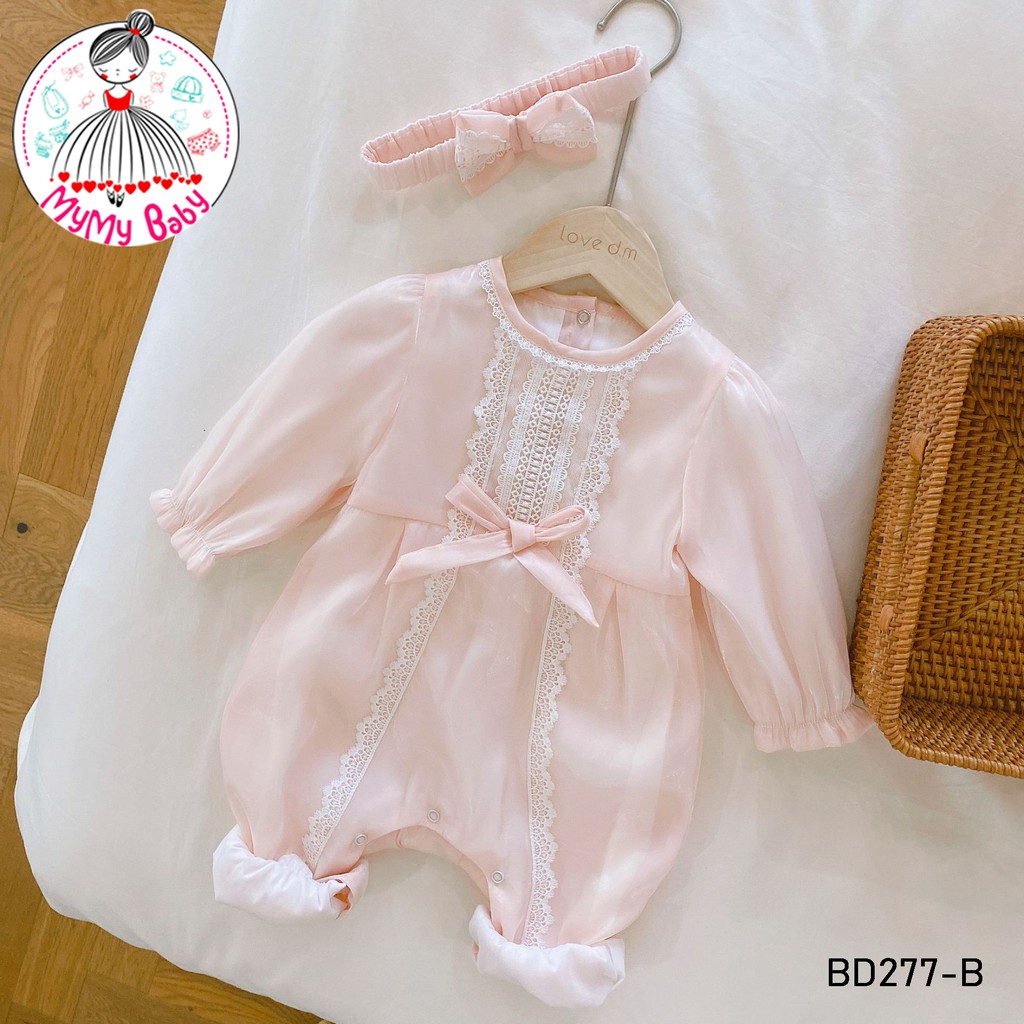 Body voan hồng băng đô (SALE)