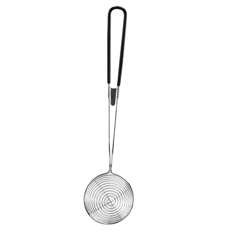 Bộ 10 Dụng Cụ Rây Lọc Thức Ăn Bằng Thép Không Gỉ Có Tay Cầm Tiện Dụng