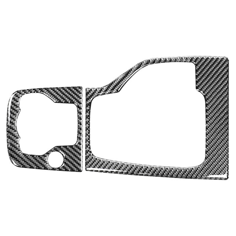 Viền bọc núm gạt cần số bằng sợi carbon cho Mazda 3 Axela 2014 2015 2016 2017