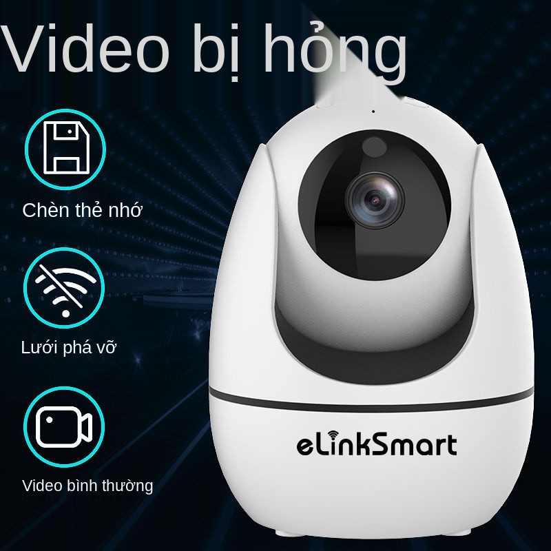 ►☈™Mạng camera giám sát không dây HD điện thoại di động gia đình điều khiển từ xa wifi camera quan sát ban đêm camera 36