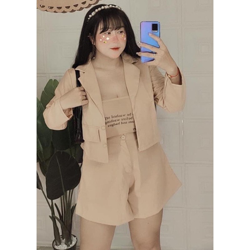 Sét vest lưới 3 món #bigsize 60kg đến 90kg