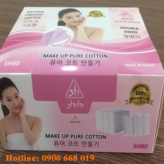 BÔNG TẨY TRANG DÀNH CHO NỮ NHẬP KHẨU HÀN QUỐC, 80 MIẾNG