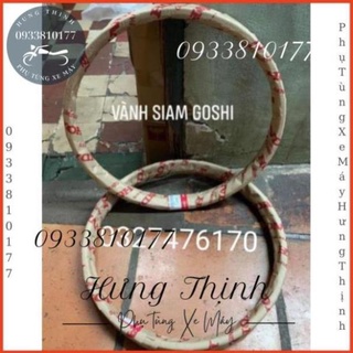 Cặp vành niềng siam goshi xe Dream, Wave zin honda thái