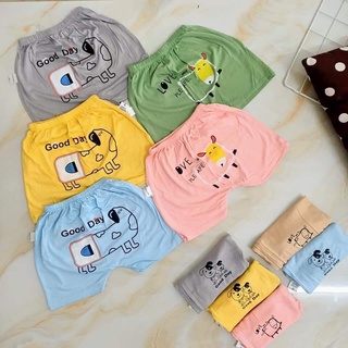 Set 5 Quần cộc kwoo cộc chất thun lạnh cho bé