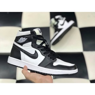 (Full box) Giày thể thao sneaker AIR JORDAN 1 ĐEN TRẮNG