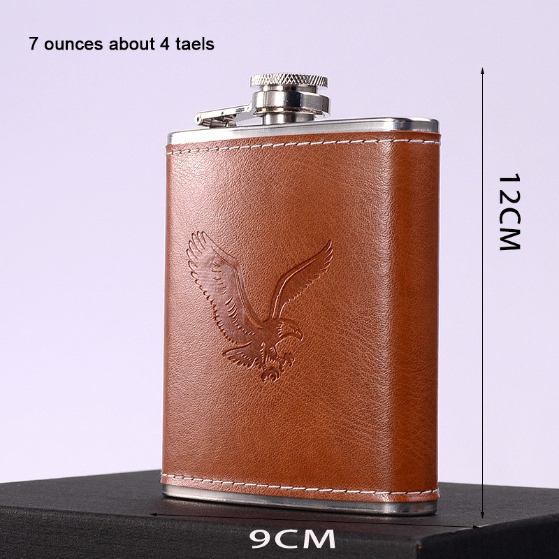 Bình Đựng Rượu Hip Flask 7oz Chất Liệu Thép Không Gỉ (Sk2)