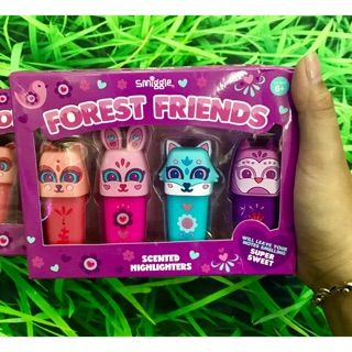 Set dạ quang Smiggle 4 cây