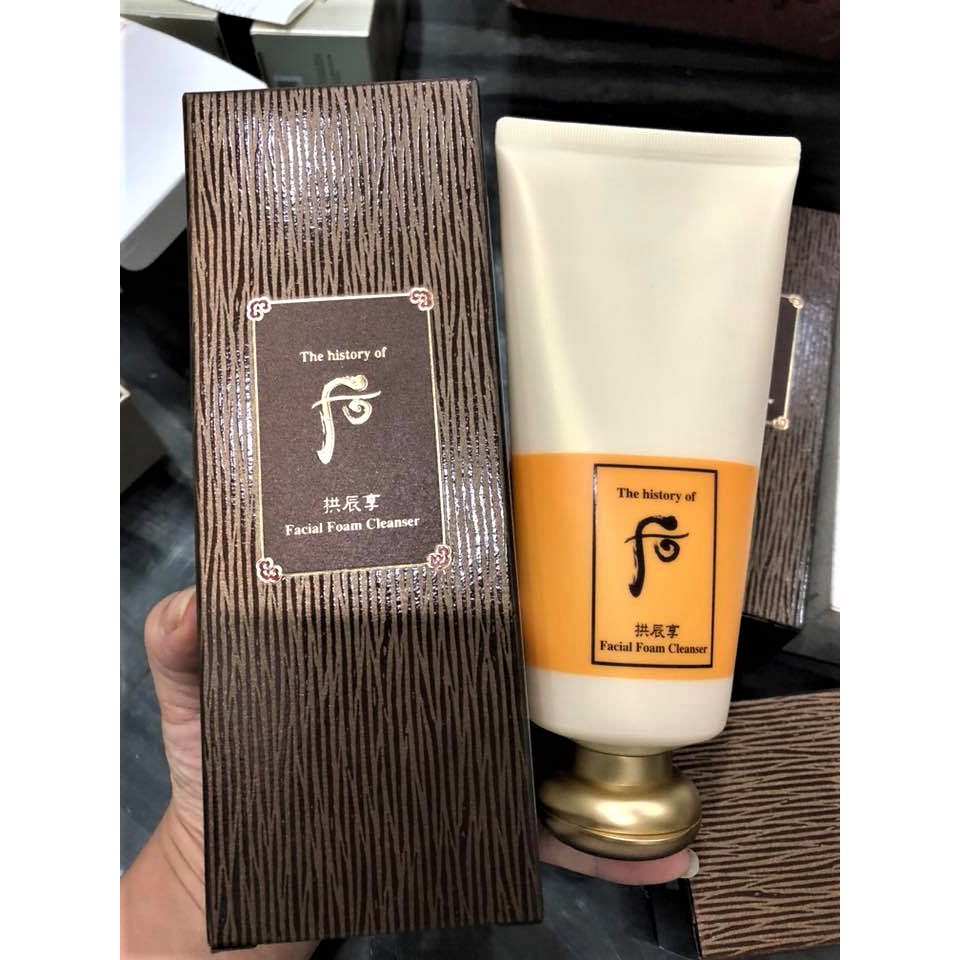 Sample Sữa rửa mặt Whoo vàng Facial Foam Cleanser bổ sung độ ẩm. | BigBuy360 - bigbuy360.vn