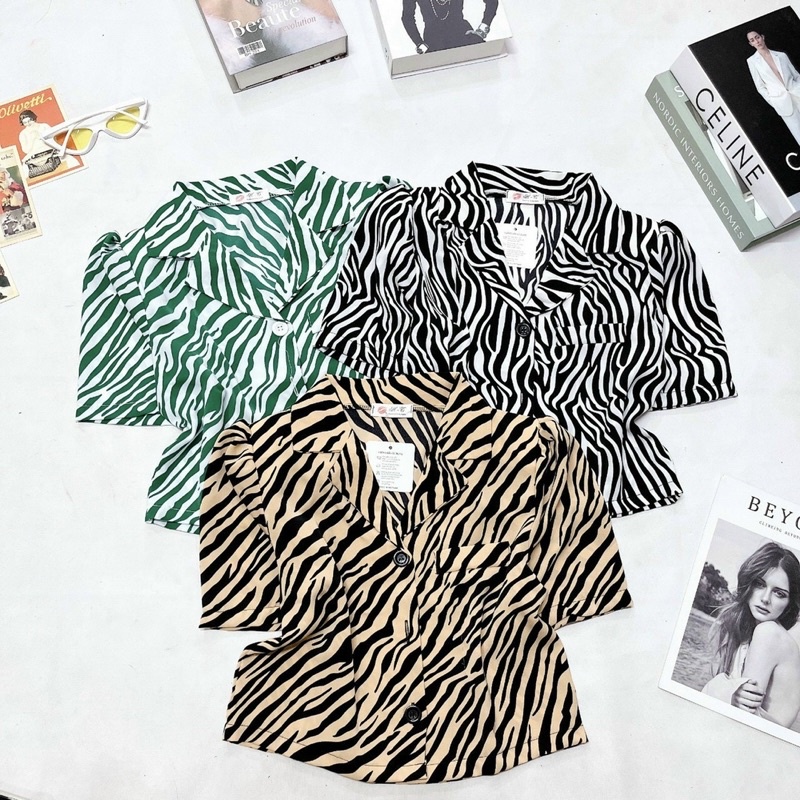 ÁO KIỂU THIẾT KẾ FORM NGẮN