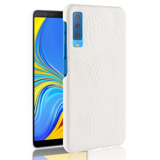 For Samsung Galaxy A750 2018 Case Crocodile Pattern Skin Hard Cover