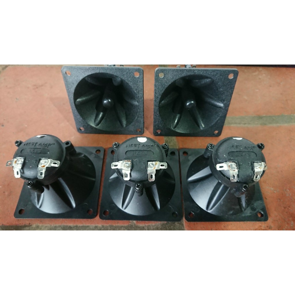 Loa Siêu Trép Thạch Anh Kèn Vuông - 1 Đôi- Nghe Hay Giá Rẻ