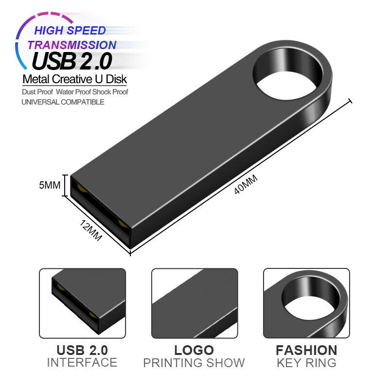 Ổ nhớ USB 2.0 tốc độ cao dung lượng 1gb 2gb 4gb 8gb 16gb 32gb 64gb 128gb tùy chọn