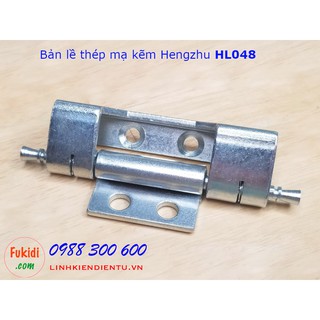 Bản lề tủ điện Hengzhu HL048 chất liệu thép mạ kẽm, dài 90mm