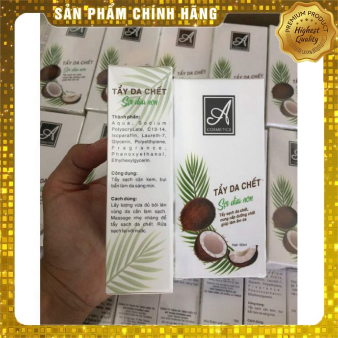 LVSGGS ✅ Tẩy tế bào chết dừa non A 120ml Mua là mê LVSGGS