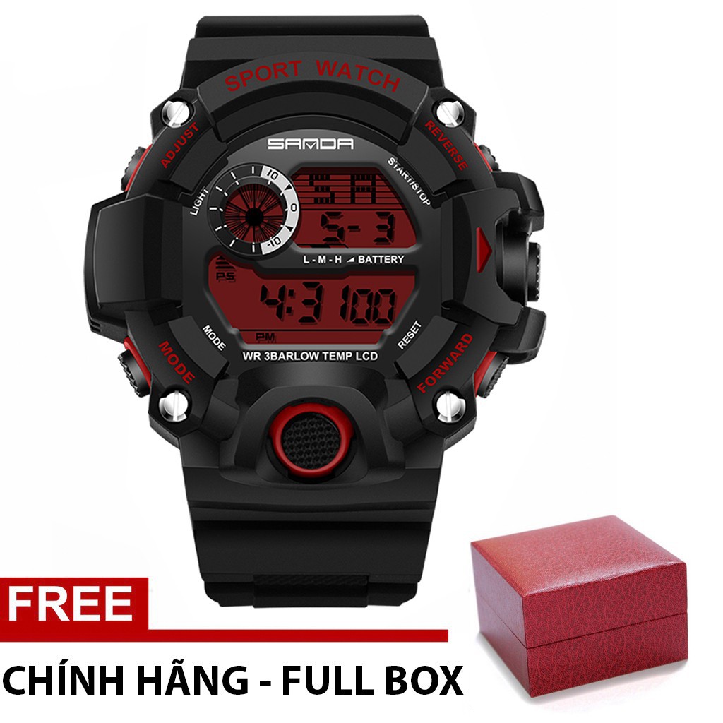 (SIÊU HOT) ĐỒNG HỒ NAM SANDA SA326 THỂ THAO + FULL BOX HỘP THÉP