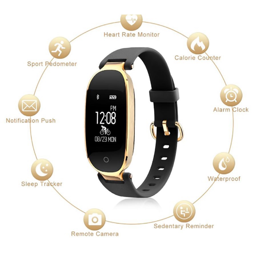 [SIÊU SALL ] [SIÊU PHẨM] Đồng hồ thông minh nữ S3 plus thế hệ mới chống nước 100%, màn hình màu OLED, tặng 1 đồng hồ nam