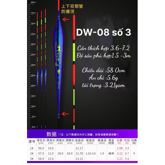 Phao câu đài săn hàng DW-08