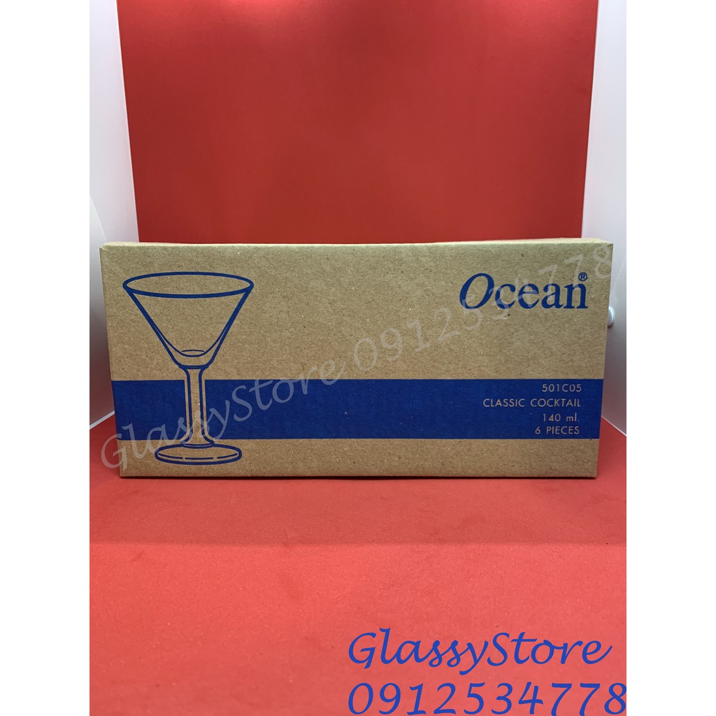 Ly (cốc) rượu thủy tinh Ocean Classic Cocktail - 95ml - 1501C03 / 140ml - 1501C05 (Hàng nhập khẩu Thái Lan chính hãng)