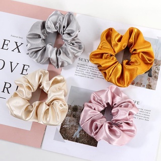 GOUPDO Cột Tóc Scrunchies Bằng Lụa Satin