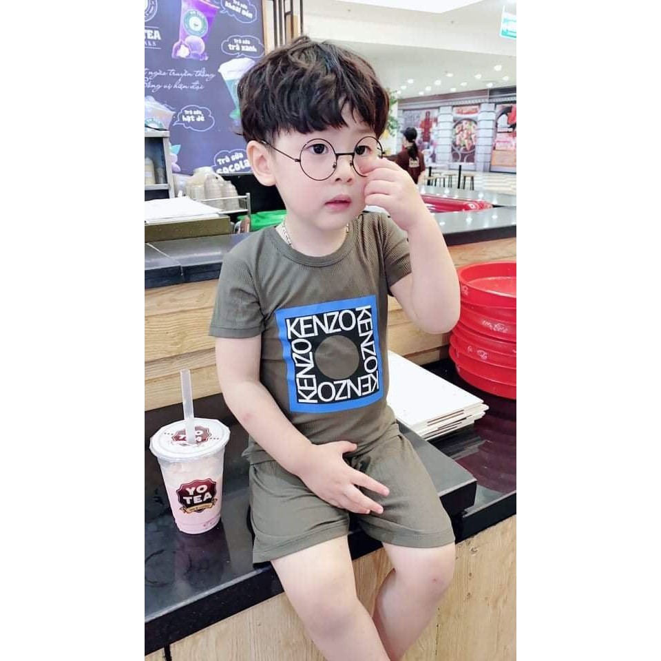 Quần Áo Trẻ Em | Bộ Cộc Tay Len Tăm Kiểu Dáng Thời Trang Xịn Xò Size 5 - 15 kg Quần áo mùa hè cotton tăm