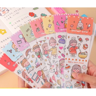 Sticker cute hình dán dễ thương miếng dán trang trí jourenal stickers