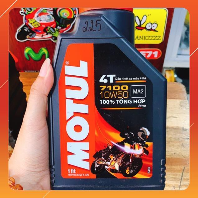 Dầu nhớt cao cấp tổng hợp toàn phần 100% Motul 7100 10w50