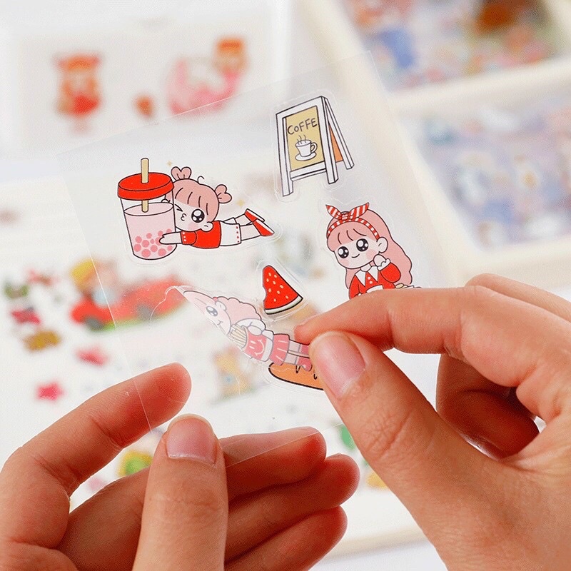 Hộp 100 tập sticker