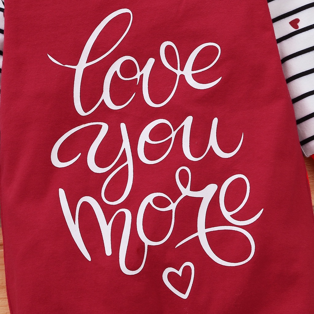 Bộ đồ MIKRDOO gồm áo liền quần dài tay vải cotton họa tiết kẻ sọc họa tiết chữ và mũ đáng yêu xinh xắn cho bé sơ sinh