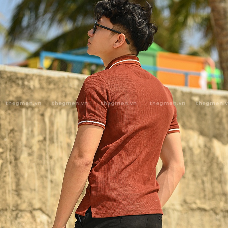 Áo Polo nam The GMEN Pima Polo Shirt bề mặt dệt Double Face siêu mềm mịn, chuẩn form