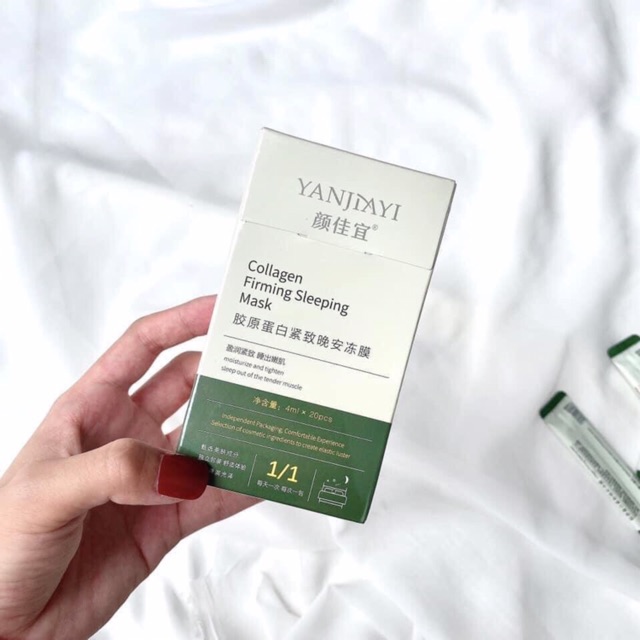 Hộp 20 mặt nạ ngủ nâng cơ collagen dạng thạch | BigBuy360 - bigbuy360.vn