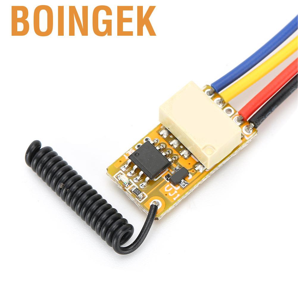 Boingek Mini remote switch 3.7V 4.5V 5V 6V Relay transmitter-receiver module with low