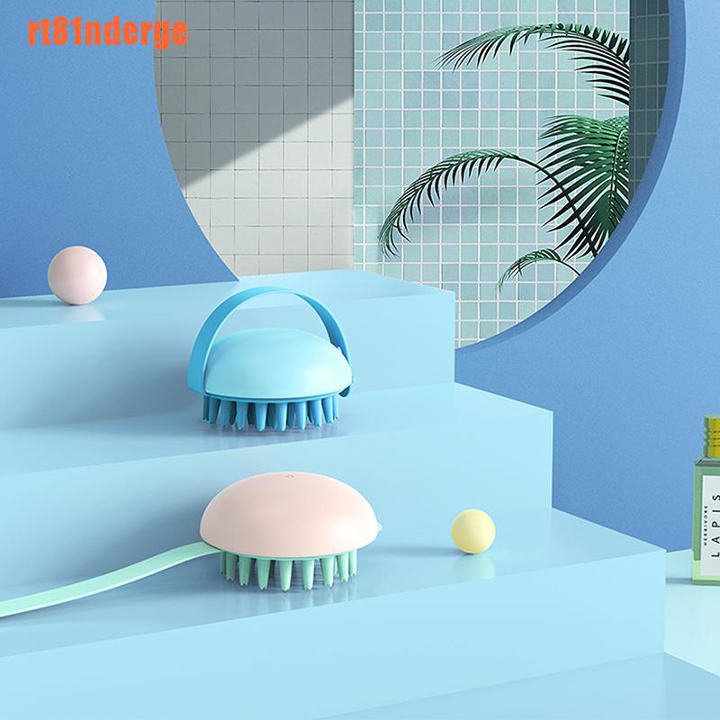 (Hàng Mới Về) Bàn Chải Silicone Mát Xa Da Đầu Tiện Dụng