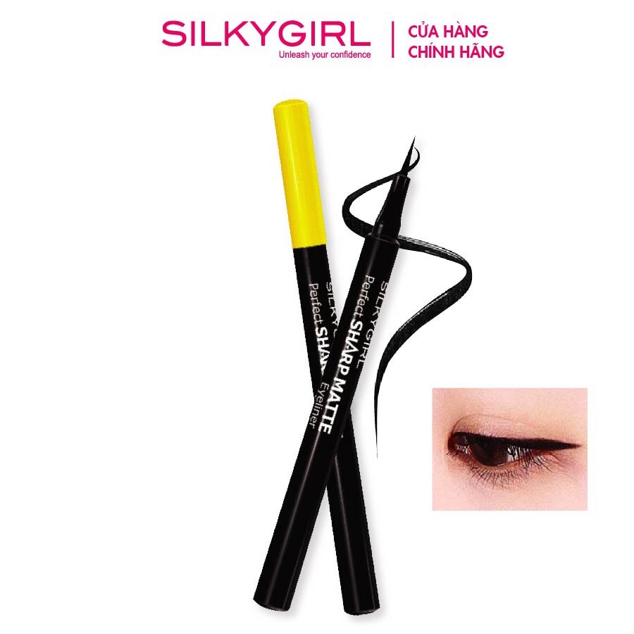 Bút Kẻ Mắt Nước Không Lem Không Trôi Silkygirl Perfect Sharp Matte 1.2ml | BigBuy360 - bigbuy360.vn