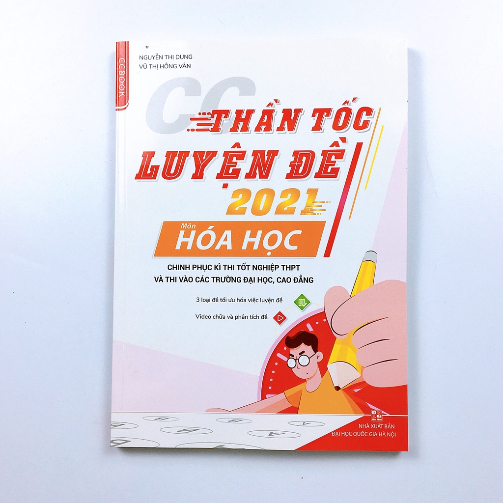 Sách Combo CC Thần tốc luyện đề 2021 môn Toán - Vật lý - Hóa học ( 3 cuốn)